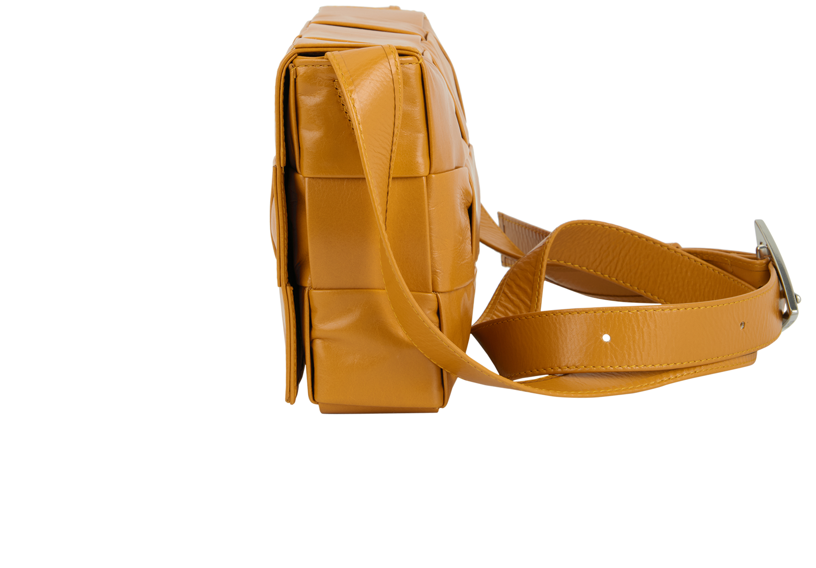 Cassette, &pound;950, Handbags, Orange, Leather, Bottom view